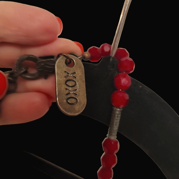 XOXO Cross Necklace. Beautiful statement addition to your jewelry wardrobe - Picture 4 of 4